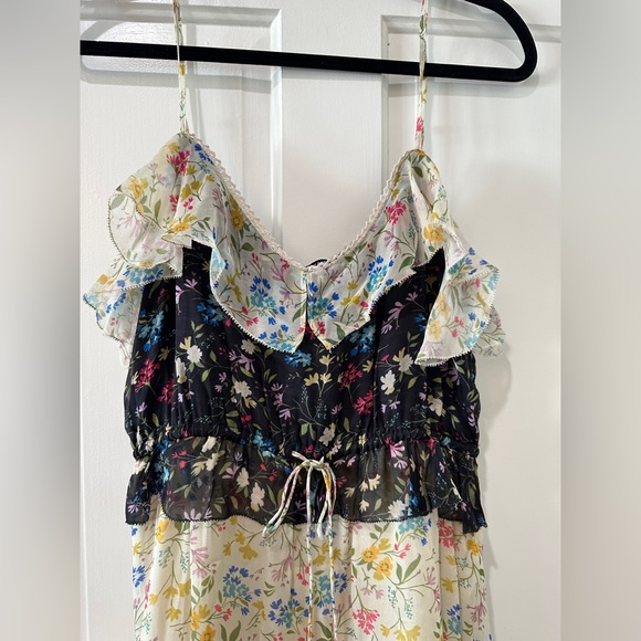 LOVE SAM tiered midi floral dress tassel - Picture 8 of 16